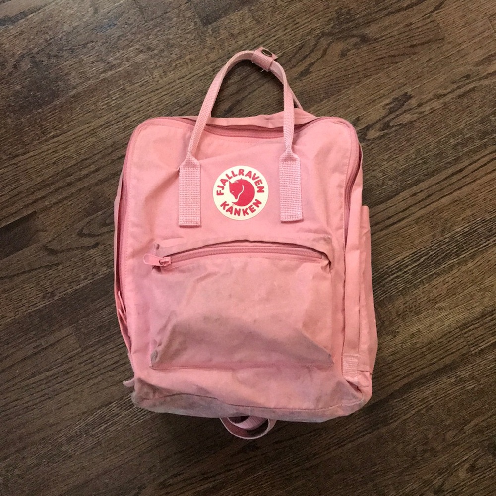 Pink Kanken Water Resistant Backpack